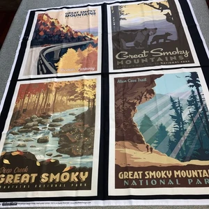 Riley Blake Quilt Panel National Park Great Smoky MTNS 36" x 44" Baumwolle Neu - Bild 1 von 6