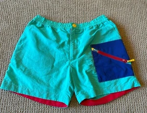 Chubbies Mens L  Retro Color Elastic Waist Shorts 5"inseam - Picture 1 of 3