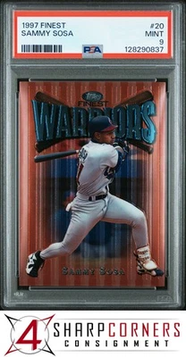 1997 FINEST #20 SAMMY SOSA CUBS PSA 9 - Image 1 of 3