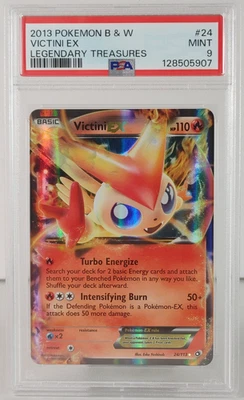 Victini EX - Legendary Treasures - #24 - Ultra Rare - PSA 9 - Image 1 of 2