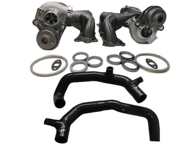 TD04-17T Billet Twin Turbocharger+2" inlet for BMW 135i/535i/Z4 and RHD 3.0L N54 - Image 1 of 4