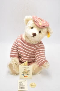 Steiff Classic 1907 Teddy Bear 027567 – Pink Knitted Outfit & Beret - Picture 1 of 24