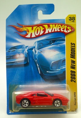 Hot Wheels "2008 NEW MODELS" FERRARI GTO - # 38 - Red - Image 1 of 3