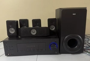 RCA RT2770R 5.1 Channel Home Theater Surround Sound Audio Receiver & Speakers. - Picture 1 of 12