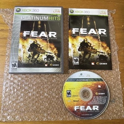 F.E.A.R.: First Encounter Assault Recon (Microsoft Xbox 360, 2006) Complete CIB - Image 1 of 4