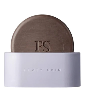 FENTY BEAUTY COCOA CLEANS'R CLEANSING BAR COCONUT OIL + SHEA BUTTER + SOAP DISH. - Image 1 of 4