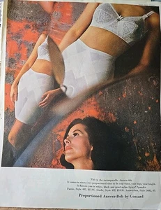 Women's H.W. Gossard Answer-deb Bra Pantie Girdle Bra vintage art ad - Picture 1 of 1