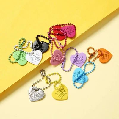 1/2/5/ 10 / 20 Stück Bunte herzförmige Anhänger - Bild 1 von 4