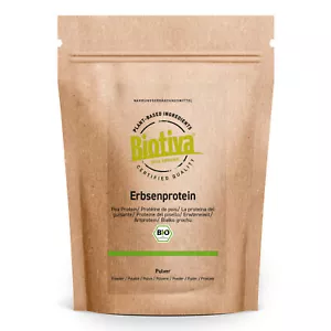 Erbsenprotein Pulver Bio 1000g Biotiva (24,89 EUR/kg) - Bild 1 von 9