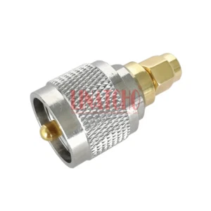Convertidor de antena Walkie Talkie para automóvil Cadio PL259 UHF M macho a SMA conector macho - Imagen 1 de 10