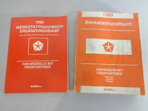 Manuale Officina + Supplemento Chrysler Voyager I Tipo S,Dodge Caravan + RAM Van - Foto 1 di 4