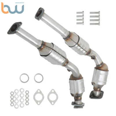 For 1996-02 Lincoln Town Car & Ford Crown Victoria LH+RH Catalytic Converter Set - Image 1 of 4