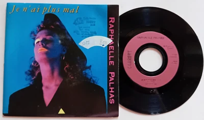 RARE SP FRENCH BALLAD RAPHAELLE PALHAS - JE N' AI PLUS MAL - 1988 - MARC CERRONE - Photo 1/2