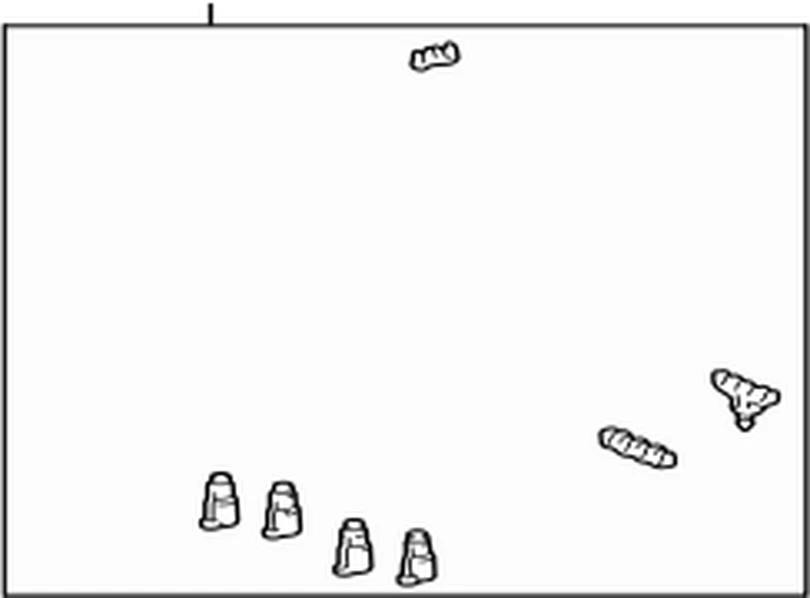 90919-22387 Toyota Cord set, coil & spark, w/resistive 9091922387, New Genuine O - Image 1 of 1