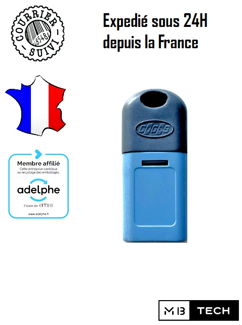 Clé Coges Mykey 2 | Occas/Vierge | 1Pcs |Distributeur Café & Friandises | MBTech - Photo 1/3