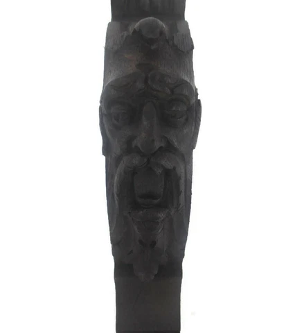 Gothic Satyr Antique Corbel Trim Hand Carved Wood  Architectural Salvaged  WOW Cover