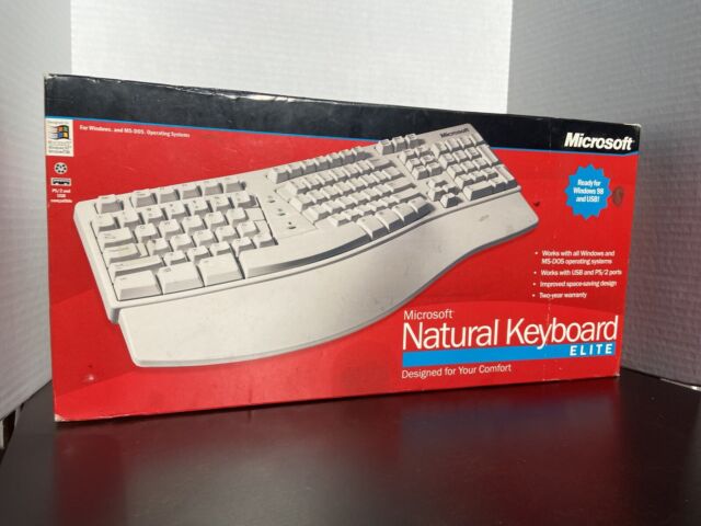 NEW CHIC ORTEK TECHNOLOGY ERGONOMIC USB EURO KEYBOARD EKB-880 GM8EKB104M  DS-RM0