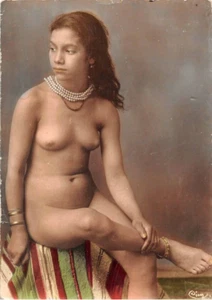 North Africa nude Arab Girl ethnic original early 1920 Rare real photo postcard - Picture 1 of 1