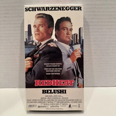 Red Heat VHS 1988 Sealed Watermarks Schwarzenegger Brand New - Image 1 of 4