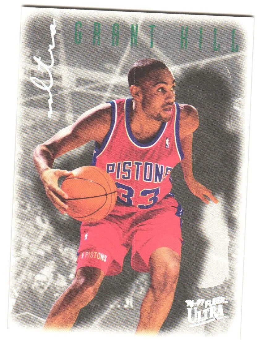 その他 96-97 Ultra Platinum Edition Grant Hill Grant Hill 1997 Fleer Ultra #33P Platinum Medallion /100