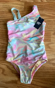 Lands' End Girls Size 5 Wild Blossom One Piece Bathing Suit             WL - Picture 1 of 2