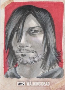 The Walking Dead Evolution, Kyle Newman Artist Sketch Card 1/1 - Picture 1 of 2