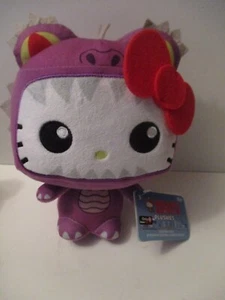 HELLO KITTY Plushie Kaiju Purple Cosplay Dragon Sanrio Funko Gamestop 8.5 in NWT - Picture 1 of 3