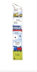 Children’s Height Chart Thats Not My Train Bedroom Boy Nursery Room Vehicles - Picture 1 of 1