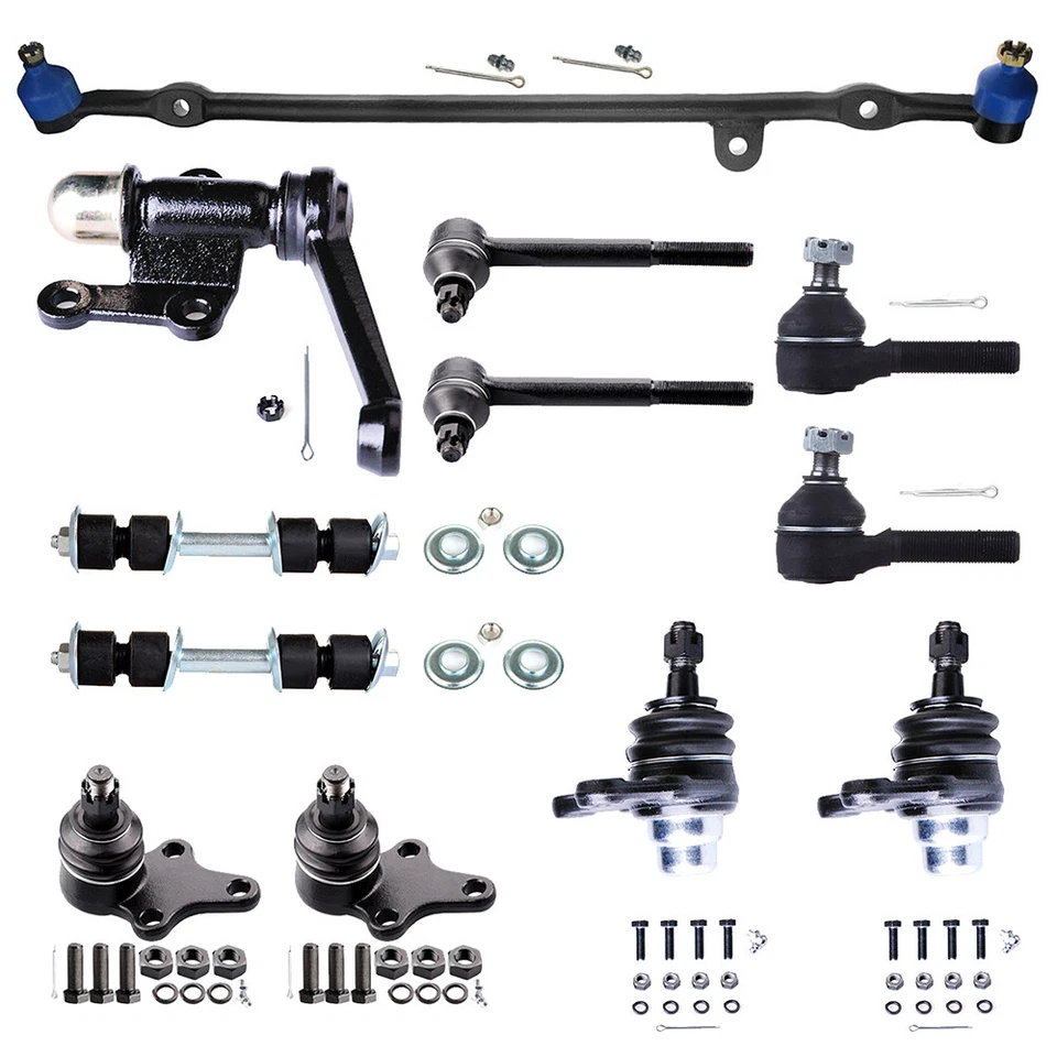 12 peças para 1989-1995 Toyota Pickup RWD extremidades de haste de amarração dianteira juntas esféricas link central - Imagem 1 de 1