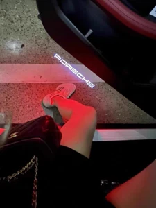 1 pair Porsche Cayenne HD LED Non-Fading  Door Light  Deluxe Door Light 2011-17 - Picture 1 of 5