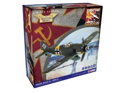 CORGI AVIATION ARCHIVE FOCKE WULF FW190A-8 'BLACK 1' OTTO KITTEL AA34318 - Image 1 of 3