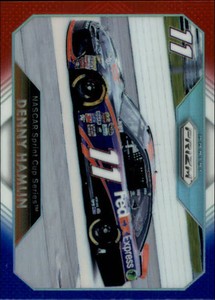 2016 Panini Prizm Prizms Red White and Blue #52 Denny Hamlin