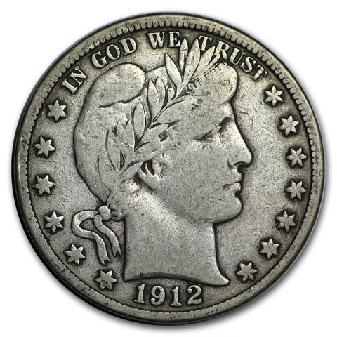 1912-D Barber Half Dollar Fine - SKU#34387 Cover
