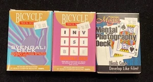 Three Trick Decks - Svengali Invisible Mental Photograpy - Picture 1 of 1
