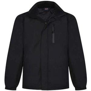 Mens Plus Size Espionage JT121 Padded Waterproof Coat Black - Picture 1 of 3