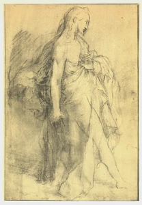 1922 Albertina Facsimile of "Resurrected" by Federico Barocci - Picture 1 of 3