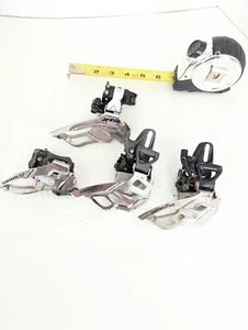 Lot of Sram X7 Front Derailleur Double 2 x 10 with Shimano Deore Xt fd-m771 - Picture 1 of 17