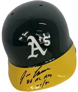 Jose Canseco 2x inscribed full size authentic helmet MLB Oakland Athletics JSA - Picture 1 of 4