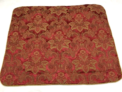 Croscill Bellissima Red Gold Jacquard Standard Sham (1) USA Made 25 x 31" - Image 1 of 4