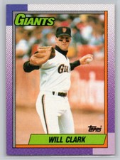 1990 TOPPS #100 WILL CLARK  SAN FRANCISCO GIANTS