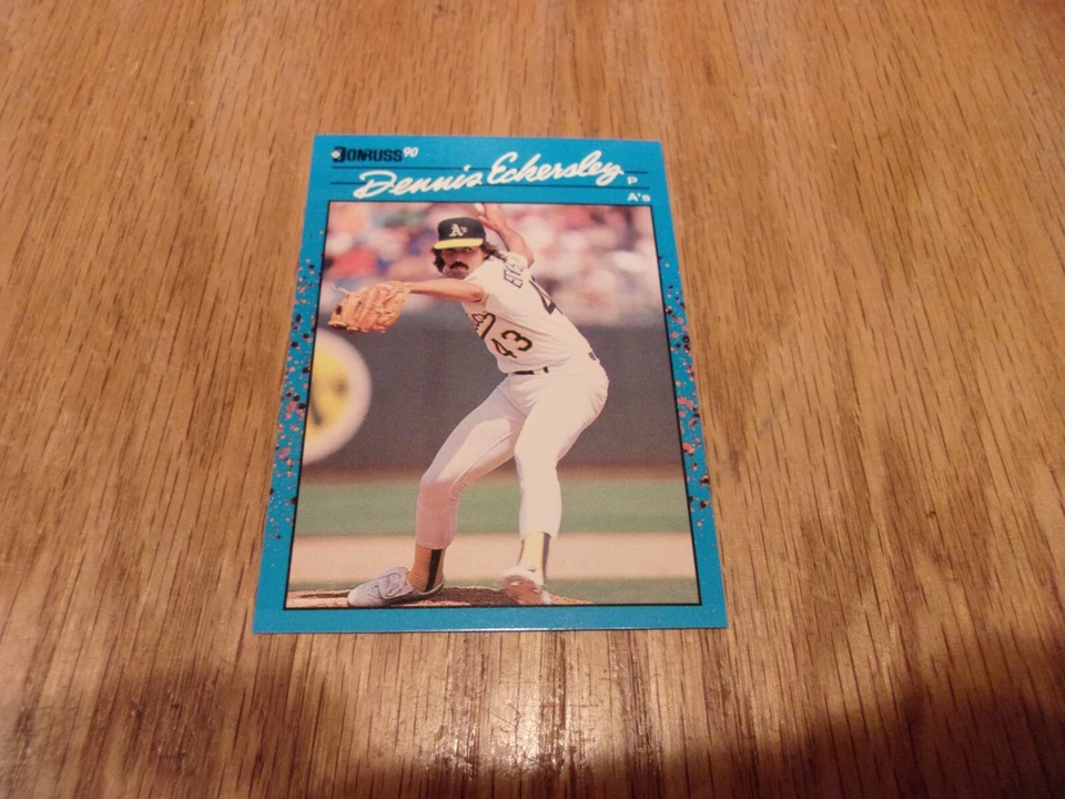 DENNIS ECKERSLEY  1990 DONRUSS THE BEST OF THE AMERICAN LEAGUE BASEBALL CARD - Image 1 of 1