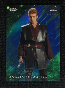 2018 Topps Finest Star Wars Blue Refractor 71/150 Anakin Skywalker #7 00jz