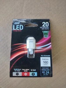 Feit Electric LVW/LED 12V 2W 3000K 160 Lumens Wedge Base LED Light Bulb - Picture 1 of 2