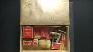 Vintage Set Valet Auto Strop Rasiermesser Matador Klingen Strop - Bild 1 von 12