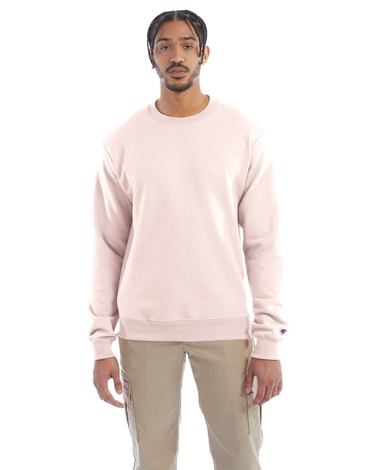Champion - Powerblend® Crewneck Sweatshirt - S600  “C” logo on left sleeve SALE! - Image 1 of 1