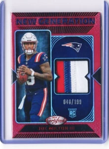 2024 Panini Certified - New Generation Jerseys Joe Milton III #NGS-JMN TRI-COLOR - Picture 1 of 2