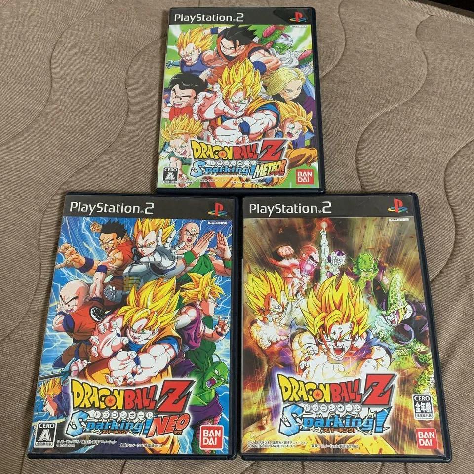 PS2 Dragon Ball Z Sparking & Meteor & NEO game set Japan - Image 1 of 1