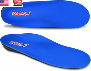 Shoe Insoles Arch Support Inserts Orthotic Insoles for Plantar Fasciitis, Flat F - Picture 1 of 6