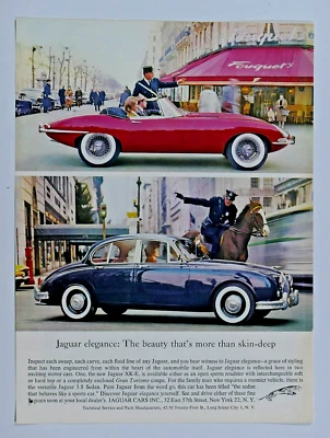 1962 Jaguar XK E-Jaguar Gran Turismo Vintage Original Print Ad-8.5 x 11" - Image 1 of 4