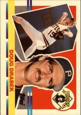 1990 Topps Big Pittsburgh Pirates Baseball Card #185 Doug Drabek